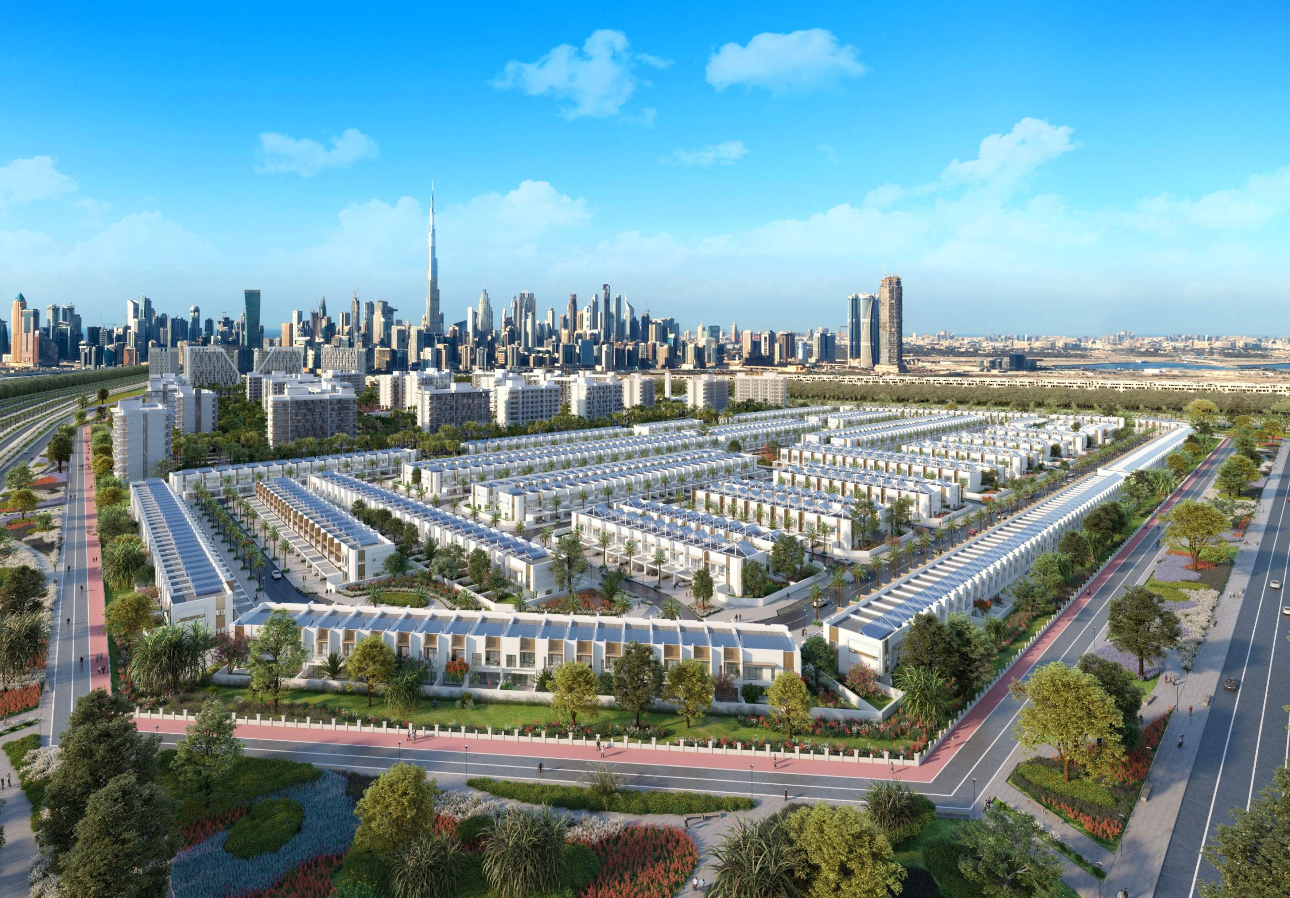 Luxury villas and townhouses at MAG City Parks by MAG Group in Meydan Dubai