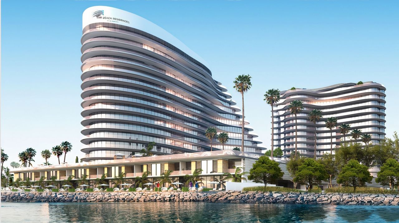 The Beach Residences на Al Marjan Island с панорамными видами на Персидский залив
