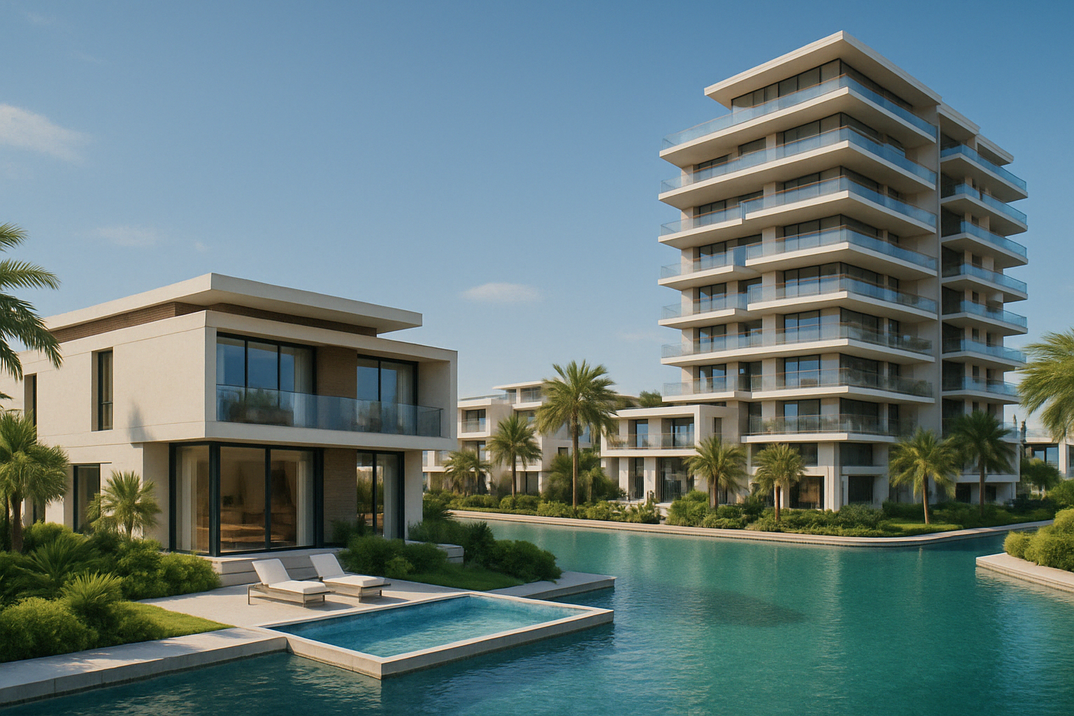 Luxury real estate in new UAE developments: villas and apartments