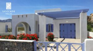 A villa in Santorini