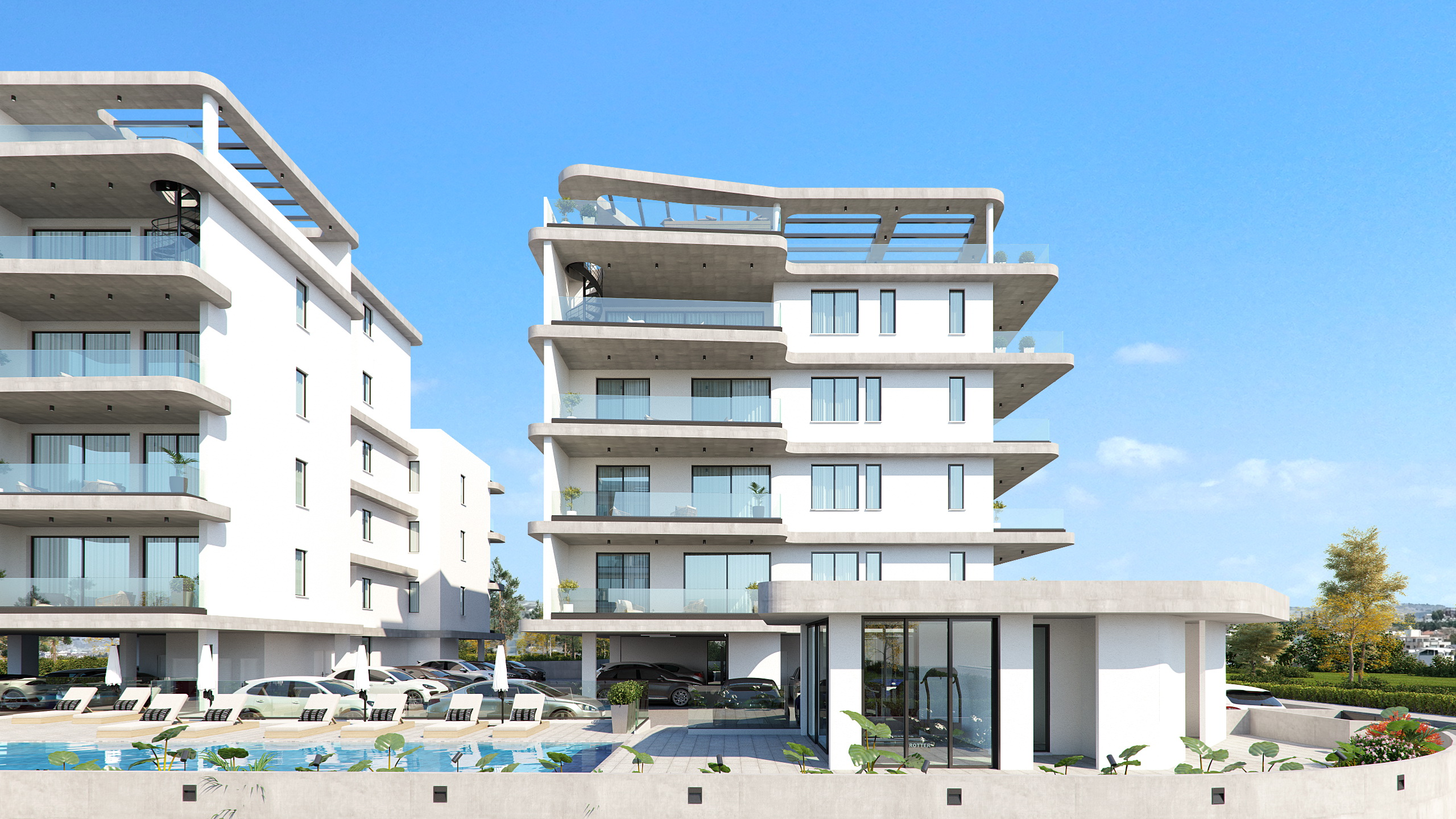 A residential complex in Larnaca