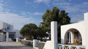 A villa in Santorini