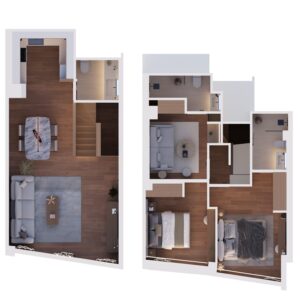 Two spacious apartments in the Piraeus